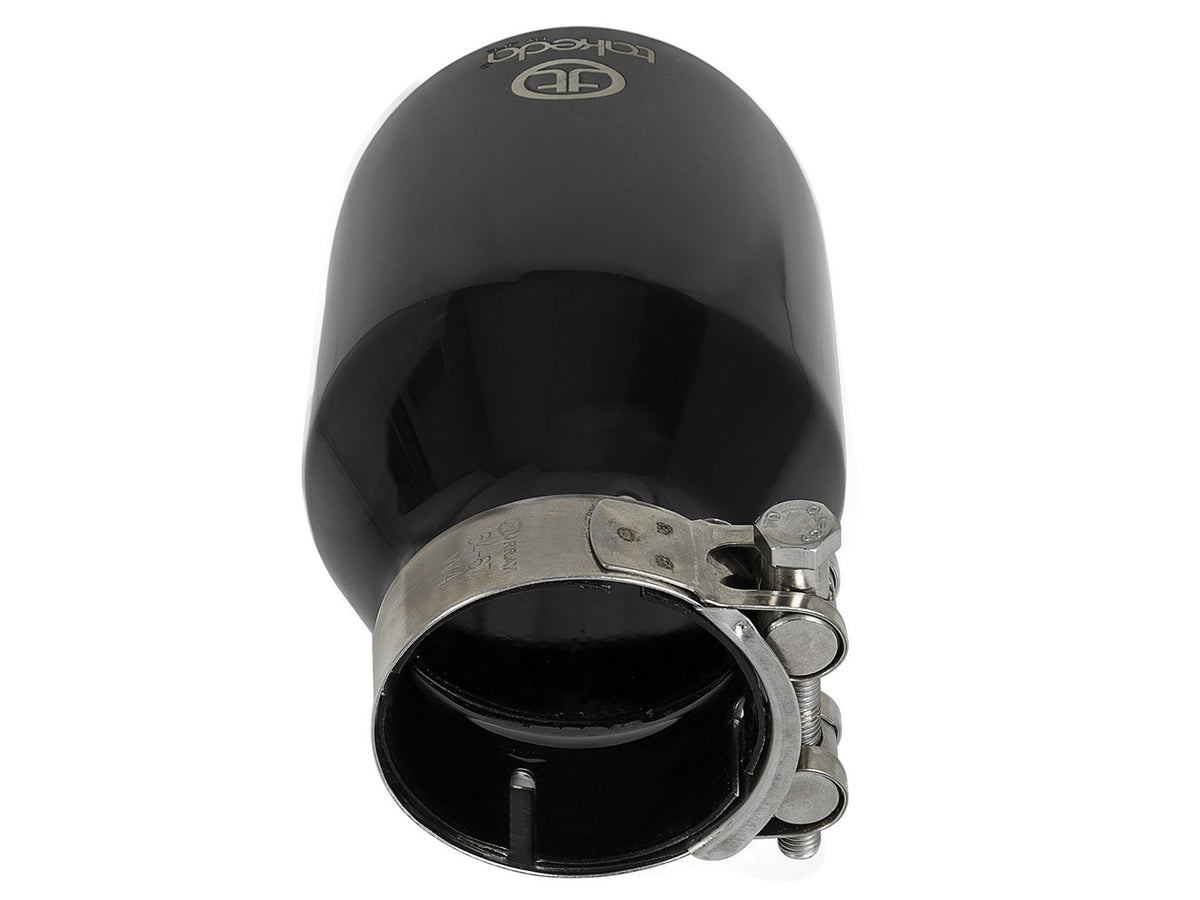 aFe Takeda 304 Stainless Steel Clamp-on Exhaust Tip Black - 49T25404-B061
