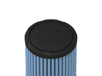 aFe Magnum FORCE Intake Replacement Air Filter w/ Dura-Dry Media - Flange Inside Diameter 3 in, Base Diameter 6 in