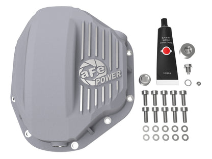 aFe Street Series Rear Differential Cover Raw w/ Machined Fins - Dodge/Ford 1994-2007