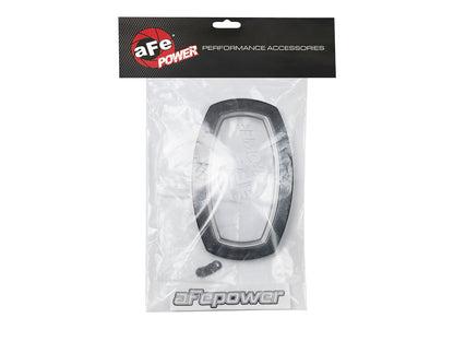 aFe Momentum Cold Air Intake System Replacement Sight Window - Oblong Black & Clea