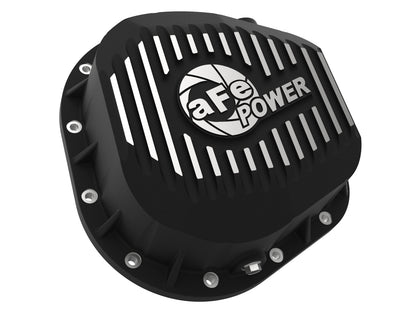 aFe Front & Rear Differential Cover Package w/ Oil - Ford 2017-2022 6.7L - Cover Bolt Hole Quantity 10/12