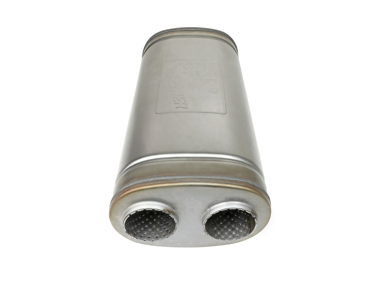 aFe MACH Force-Xp 409 Stainless Steel Muffler - Inlet Inside Diameter 2.5 in, Inlet Type Single