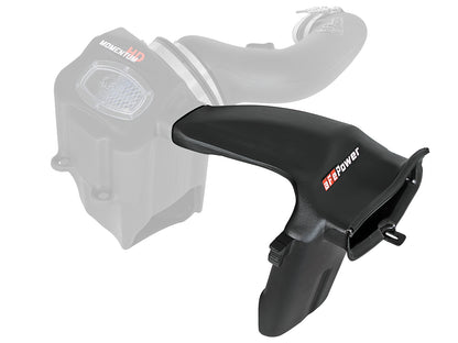aFe Dynamic Cold Air Intake Air Scoop (D.A.S.) Black - Ford 2017-2019 6.7L