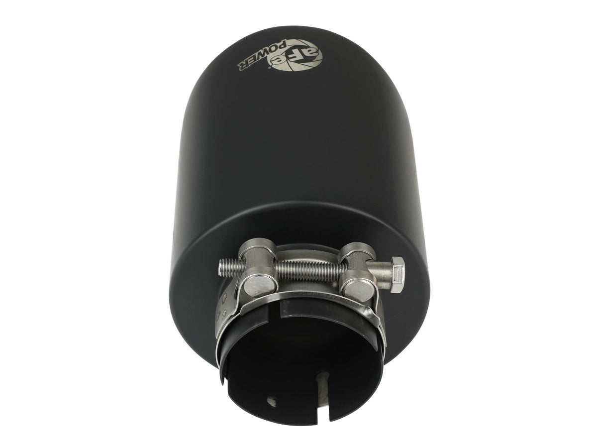 aFe MACH Force-Xp 304 Stainless Steel Clamp-on Exhaust Tip Black Velvet
