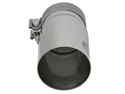 aFe MACH Force-Xp 304 Stainless Steel Clamp-on Exhaust Tip Polished Right Side Exi