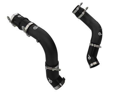 aFe BladeRunner Aluminum Hot and Cold Charge Pipe Kit Black - Ram 2025-2026 6.7L - Black