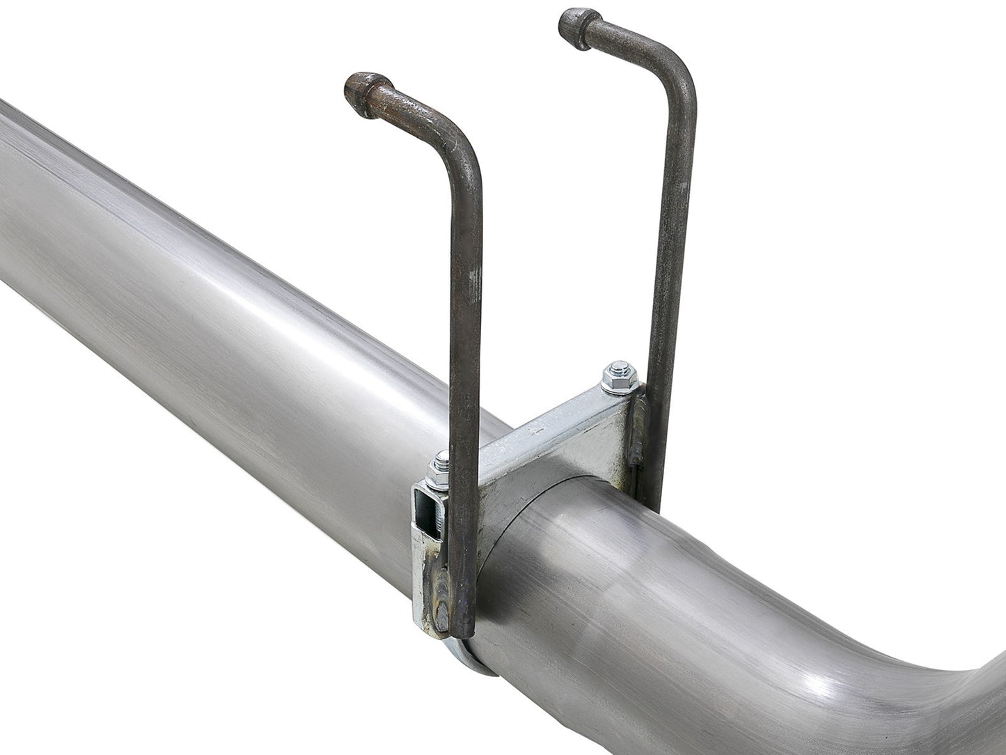 aFe Rebel XD Series 4 IN 409 Stainless Steel DPF-Back Exhaust w/Dual Polished Tips - Ford 2011-2014 6.7L