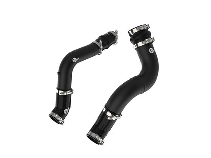 aFe BladeRunner Aluminum Hot and Cold Charge Pipe Kit Black - Ram 2019-2023 6.7L