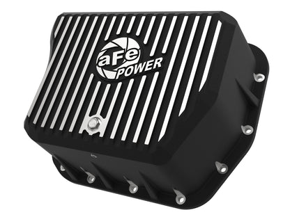 aFe Pro Series Transmission Pan Black w/ Machined Fins - Dodge 1994-2007 5.9L