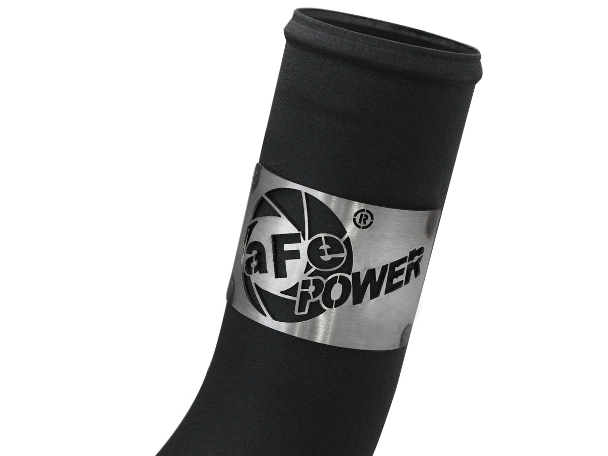 aFe BladeRunner 3 IN Aluminum Hot Charge Pipe Black - Dodge 2003-2007 5.9L