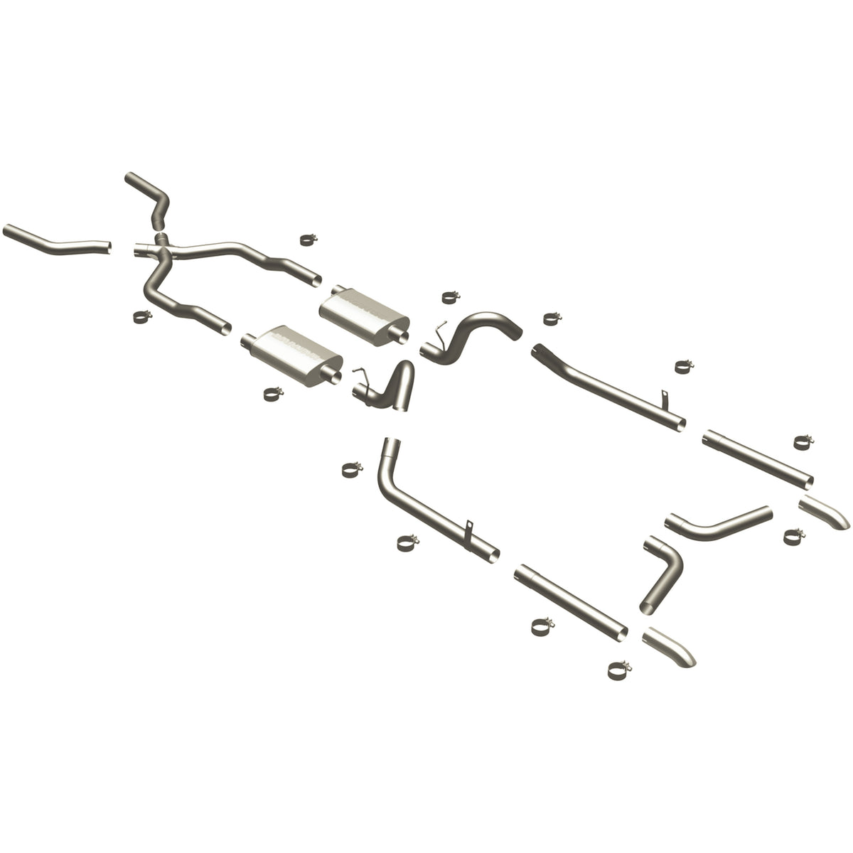 MagnaFlow Street Series Polished System 16792