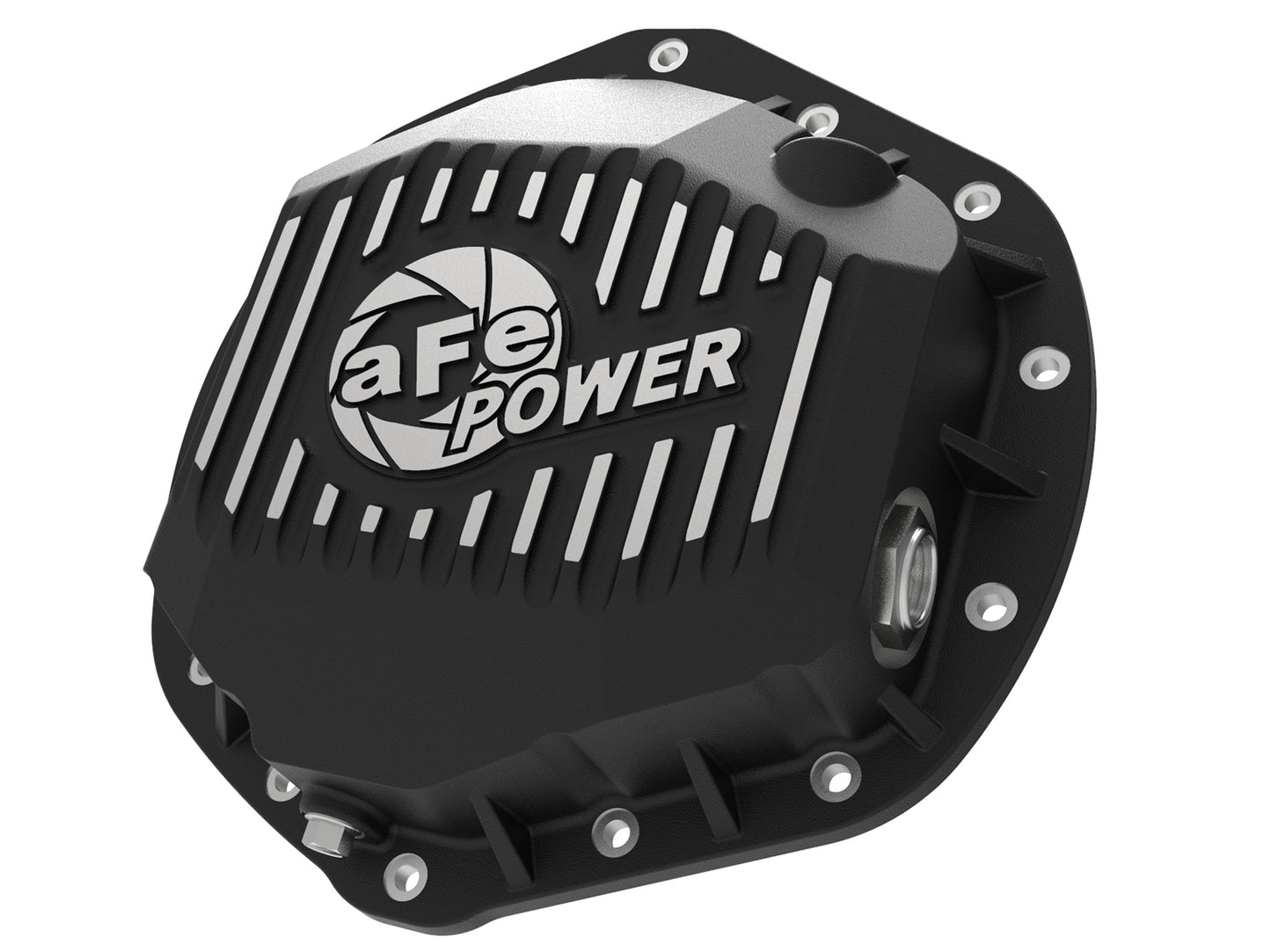 aFe Pro Series Rear Differential Cover Black w/ Machined Fins - Dodge/Ram 2003-2018