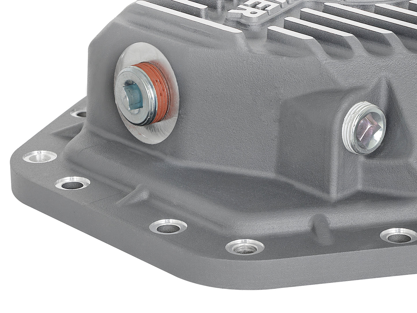 aFe Street Series Rear Differential Cover Raw w/ Machined Fins - Ford 2017-2023 6.7L - Axle Type Dana M275