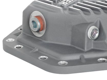 aFe Street Series Rear Differential Cover Raw w/ Machined Fins - Ford 2017-2023 6.7L - Axle Type Dana M275