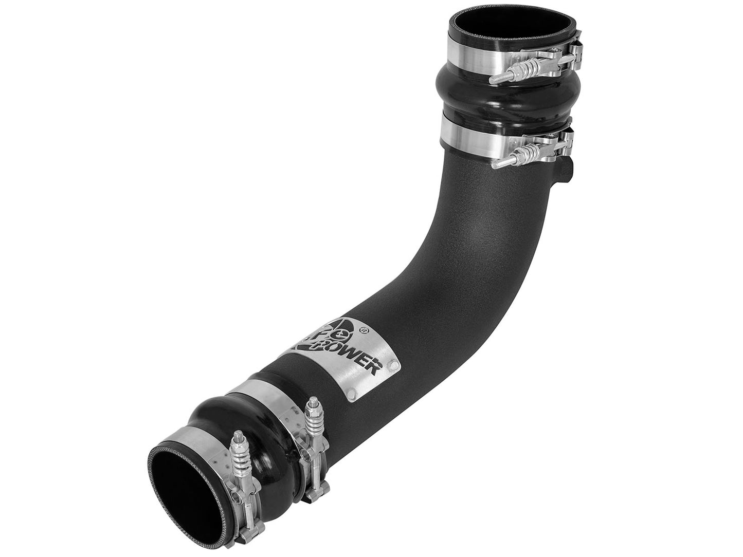 aFe BladeRunner 3 IN & 2-3/4 IN Aluminum Hot and Cold Charge Pipe Kit Black
