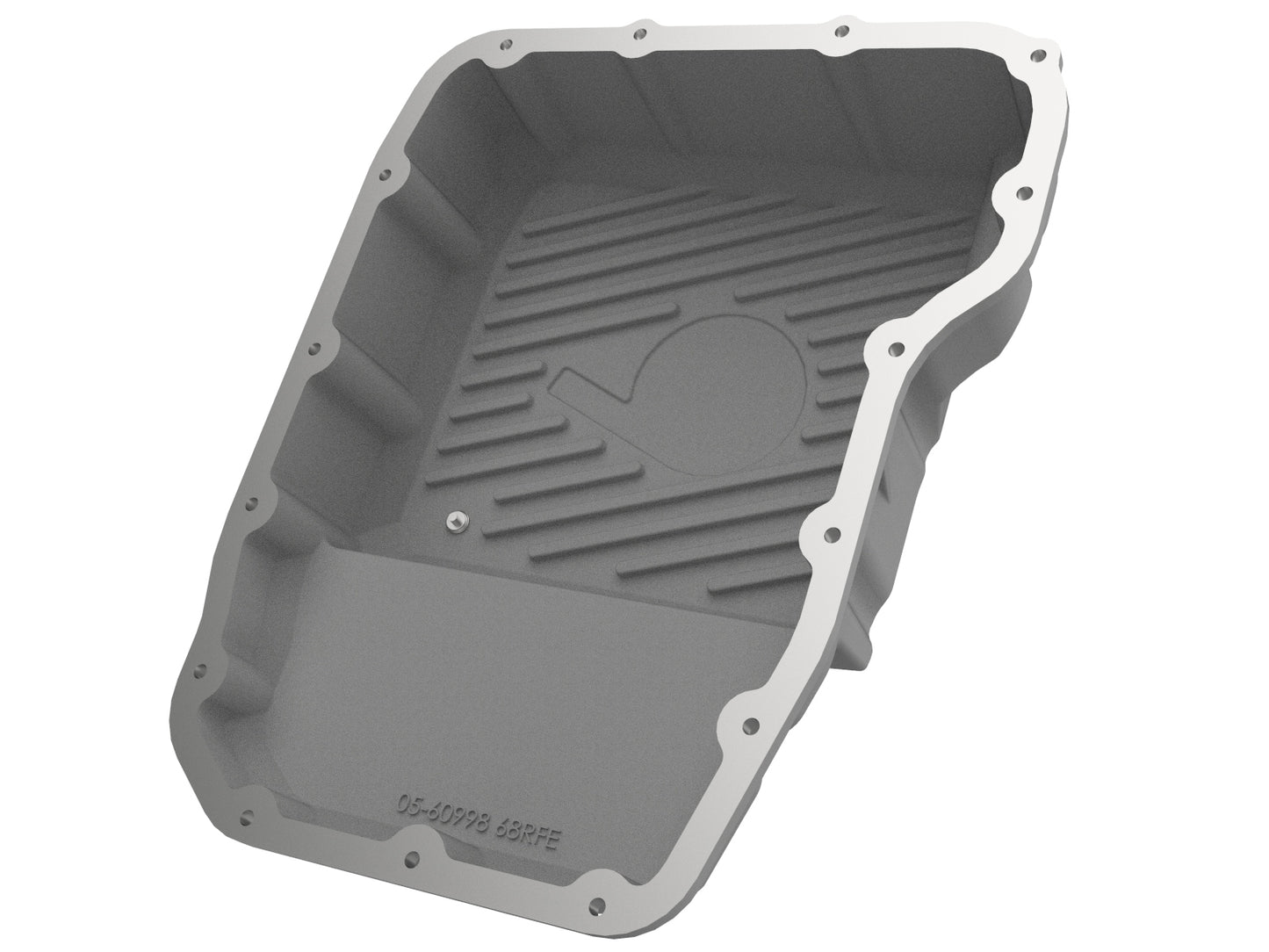 aFe Street Series Transmission Pan Raw w/ Machined Fins - Dodge/Ram 2007-2024 6.7L