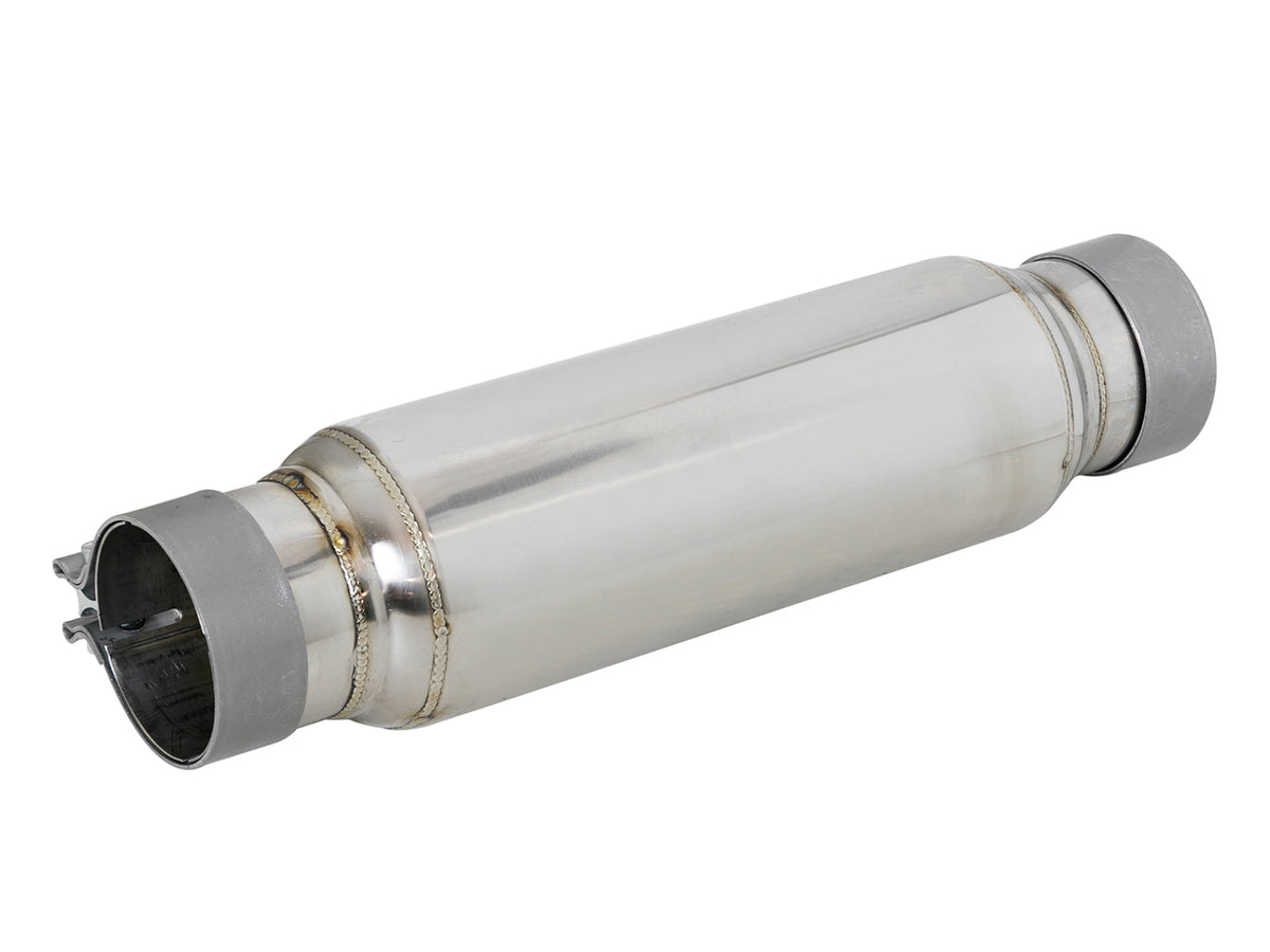 aFe MACH Force-Xp 304 Stainless Steel 3 IN Inet/Outlet Resonator 12 IN L