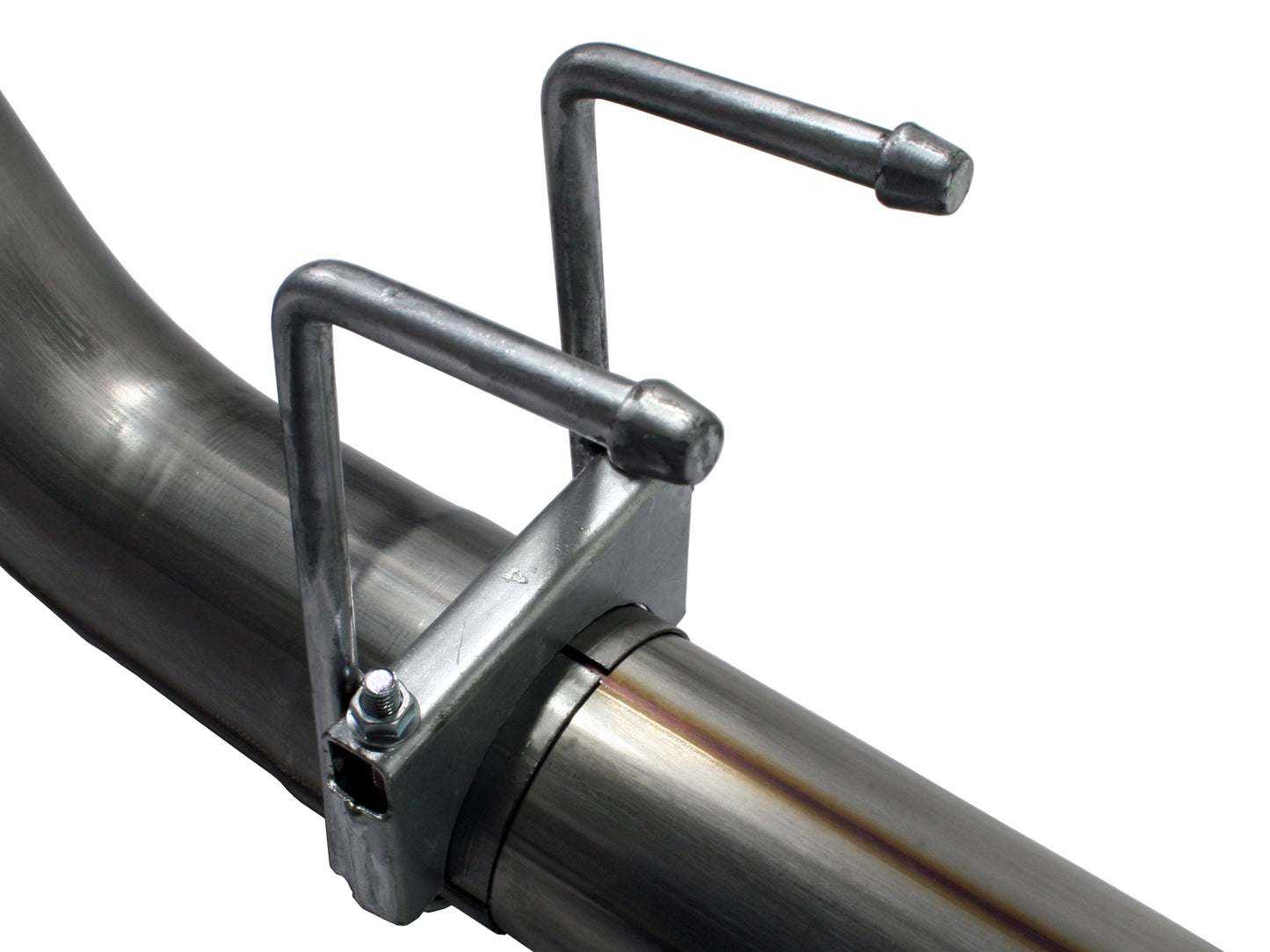 aFe Large Bore-HD 4 IN 409 Stainless Steel DPF-Back Exhaust System - Ford 2008-2010 6.4L