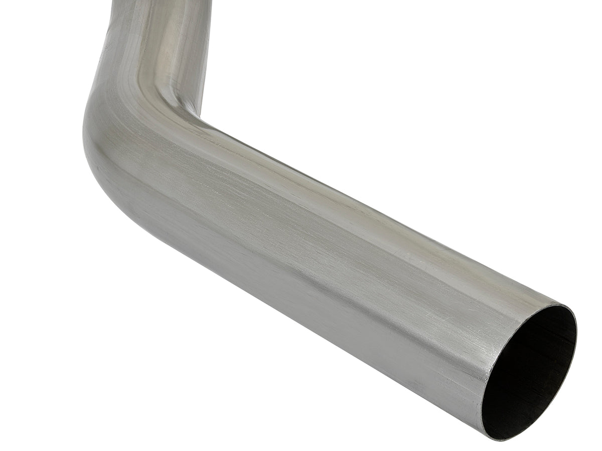 aFe Large Bore-HD 4 IN 409 Stainless Steel Cat-Back Exhaust System w/o Tip - Dodge 2003-2004 5.9L
