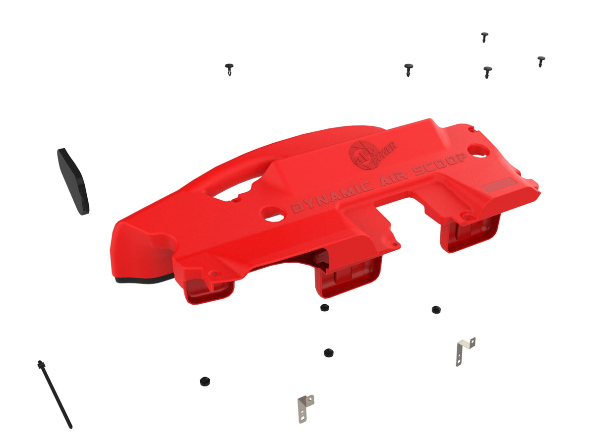 aFe Dynamic Cold Air Intake Air Scoop (D.A.S.) Red