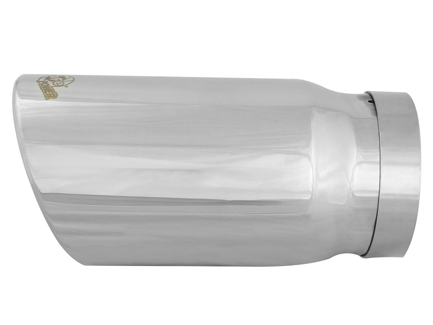 aFe MACH Force-Xp 304 Stainless Steel Clamp-on Exhaust Tip Polished - 49T50604-P12