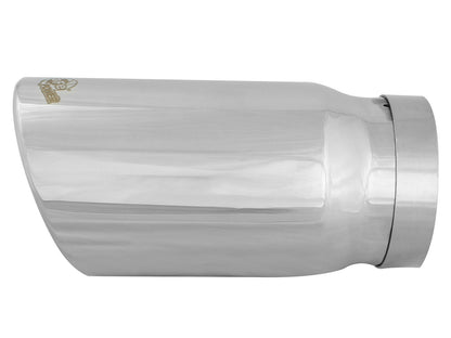 aFe MACH Force-Xp 304 Stainless Steel Clamp-on Exhaust Tip Polished - 49T50604-P12