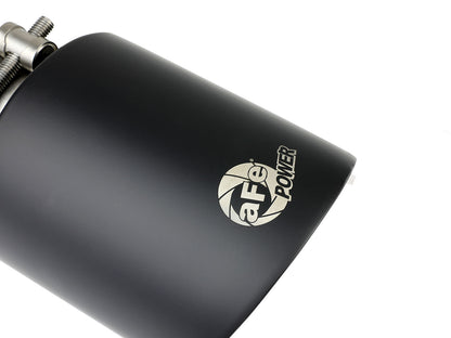 aFe MACH Force-Xp 304 Stainless Steel Clamp-on Exhaust Tip Black Velvet