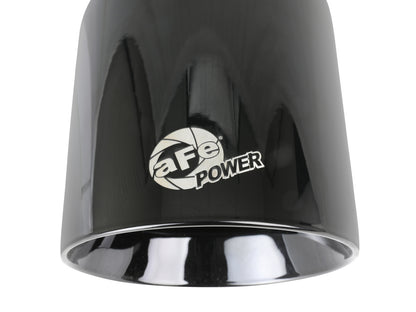 aFe MACH Force-Xp 409 Stainless Steel Clamp-on Exhaust Tip Black - 49T25454-B091