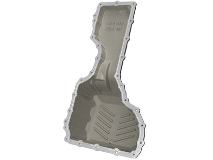 aFe Street Series Engine Oil Pan Raw w/ Machined Fins - Chevy/GMC 2020-2026 6.6L