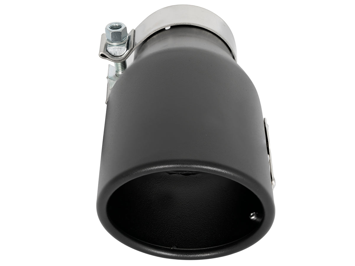 aFe MACH Force-Xp 409 Stainless Steel Clamp-on Exhaust Tip Black - 49T30452-B09