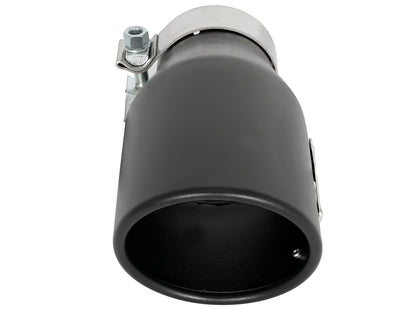 aFe MACH Force-Xp 409 Stainless Steel Clamp-on Exhaust Tip Black - 49T30452-B09