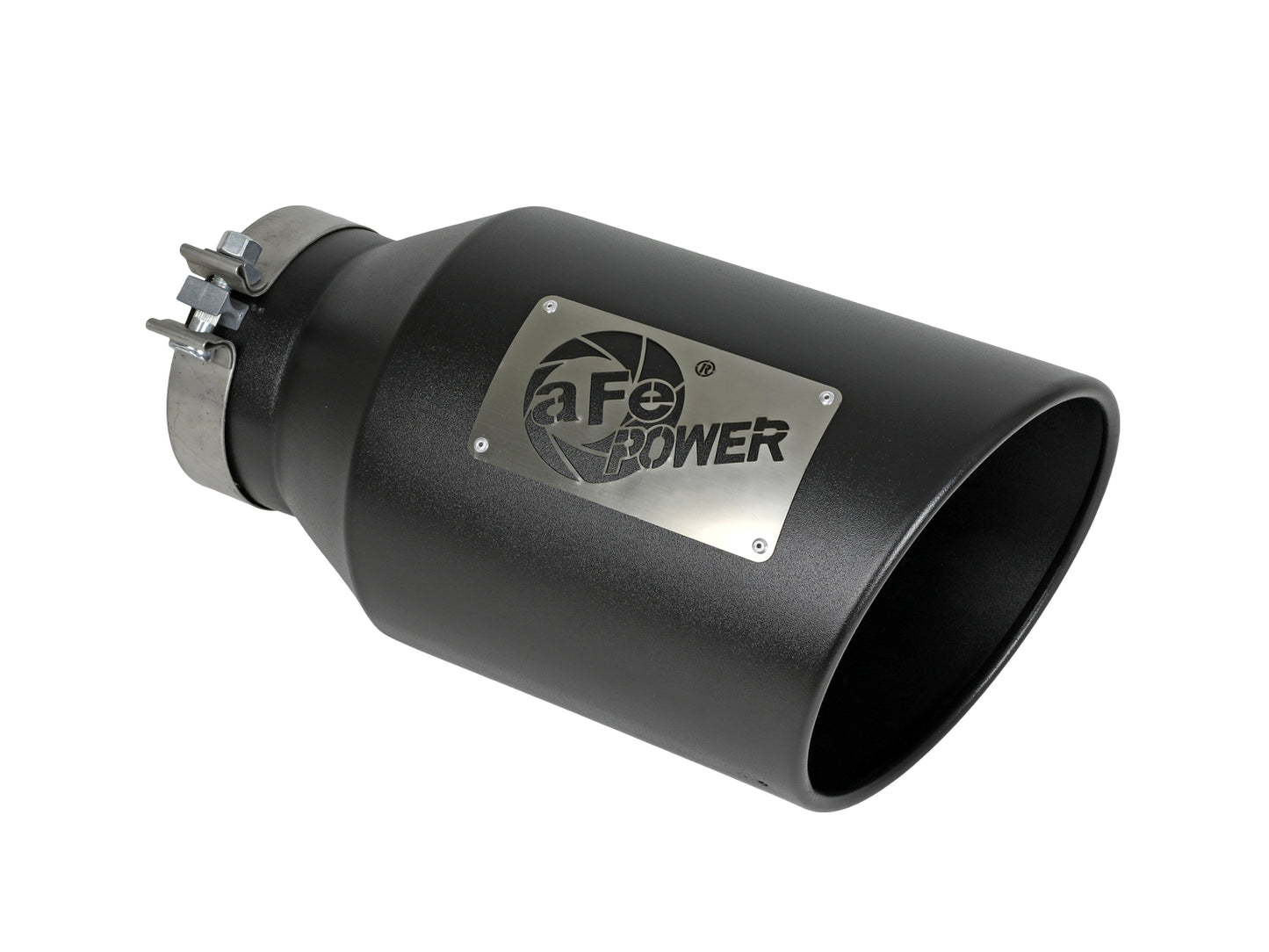 aFe MACH Force-Xp 409 Stainless Steel Clamp-on Exhaust Tip Black - 49T50801-B15