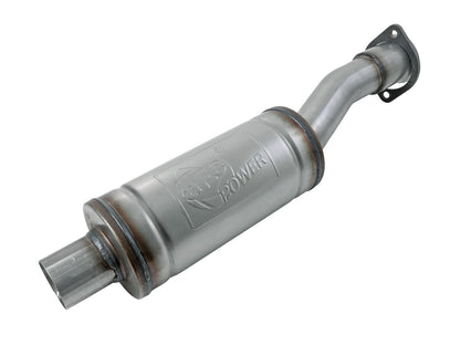 aFe Vulcan Series 409 Stainless Steel Resonator Upgrade Pipe - 49C43131