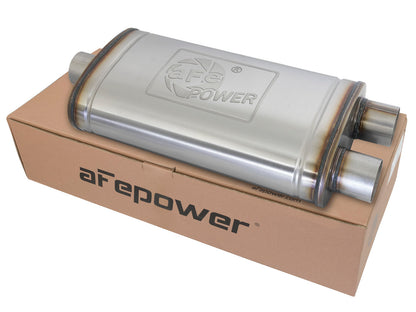 aFe MACH Force-Xp 409 Stainless Steel Pass-Through Muffler - 49M00015