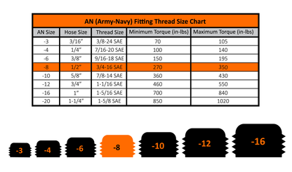 Fleece 8 45deg to Hose Barb Black