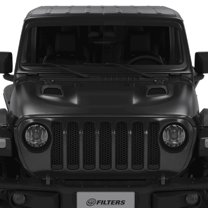 S&B Air Hood Scoops For Jeep Wrangler Rubicon / Gladiator (Scoops ONLY)