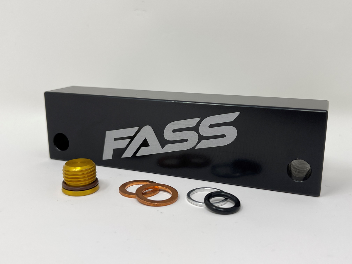 FASS Factory Fuel Filter Housing Delete Kit 2019-Present Cummins 6.7L