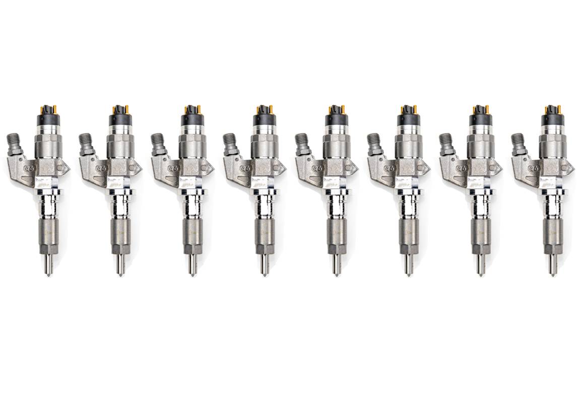DDP LB7 300 Percent Over SAC Fuel Injector Set Reman 01-04 Duramax