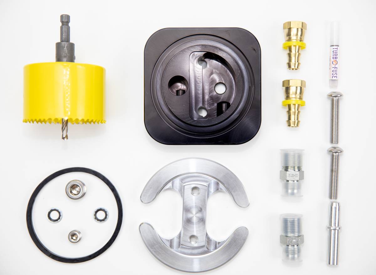 DDP Dual Port Fuel Sump w/ Hole Saw