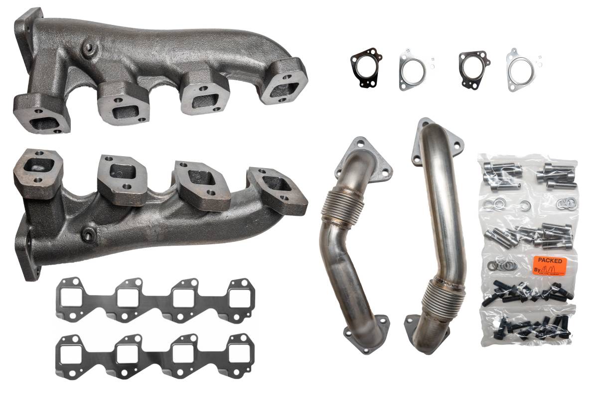 DDP High Flow Cast Manifolds and Up Pipes 01-16 Duramax