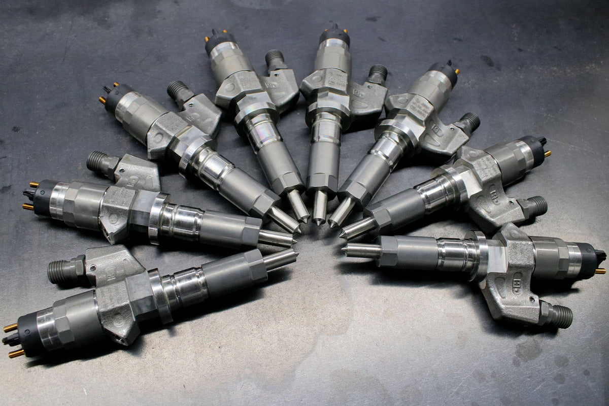 Dynomite Chevy Duramax 01-04 LB7 Brand New 200% Over Injector Set (SAC Nozzles)