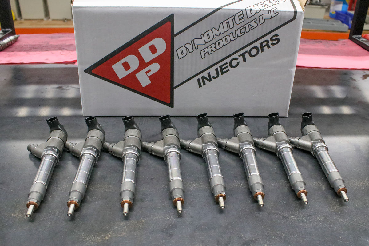 Dynomite Chevy Duramax 04.5-05 LLY Brand New 200% Over Injector Set (SAC Nozzles)