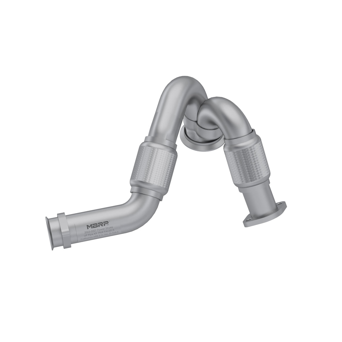 MBRP Turbo Up Y-Pipe.Dual.AL- CARB EO# D-76. FAL2313
