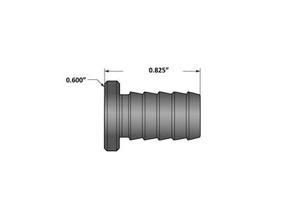 Fleece 3/8" Billet Aluminum Universal Block Off Plug