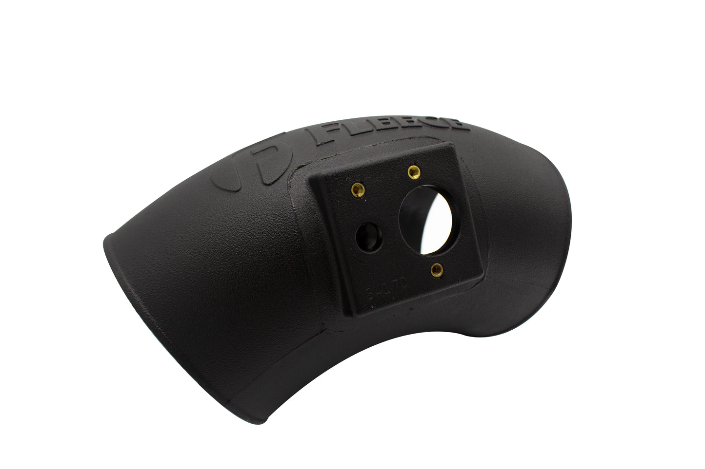 Fleece Molded plastic universal 5" intake manifold elbow w/ sensor mounting provisions