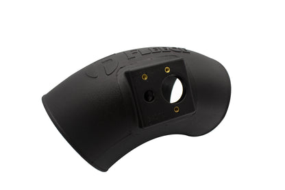 Fleece Molded plastic universal 5" intake manifold elbow w/ sensor mounting provisions