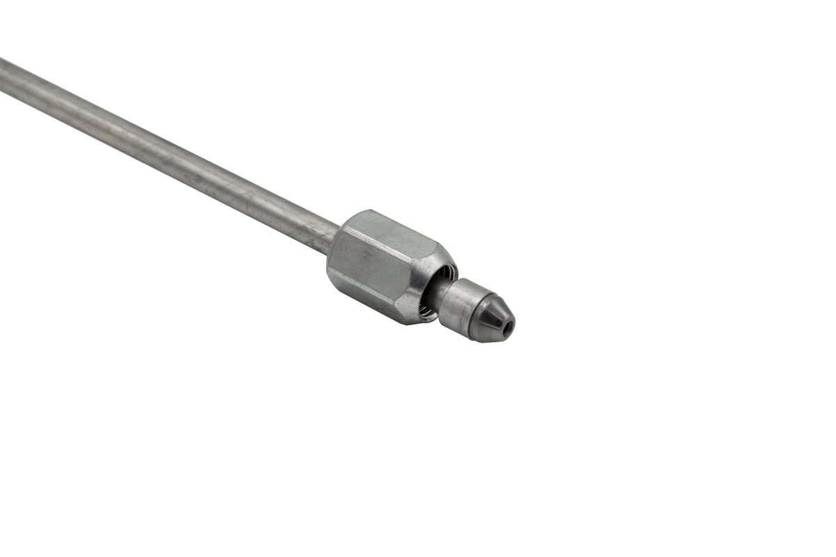 Fleece 12" High Pressure Fuel Line (8mm x 3.5mm Line, M14x1.5 Nuts)