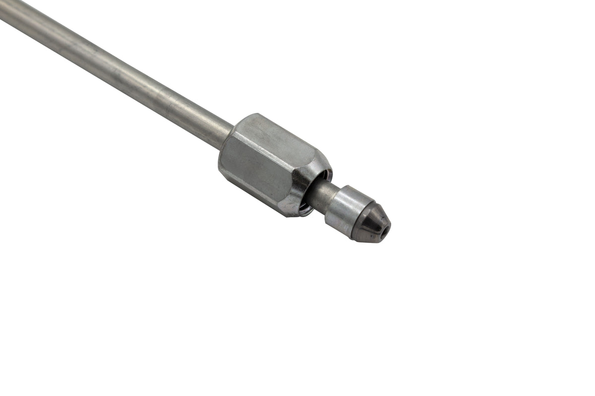 Fleece 15" High Pressure Fuel Line (8mm x 3.5mm Line, M14x1.5 Nuts)