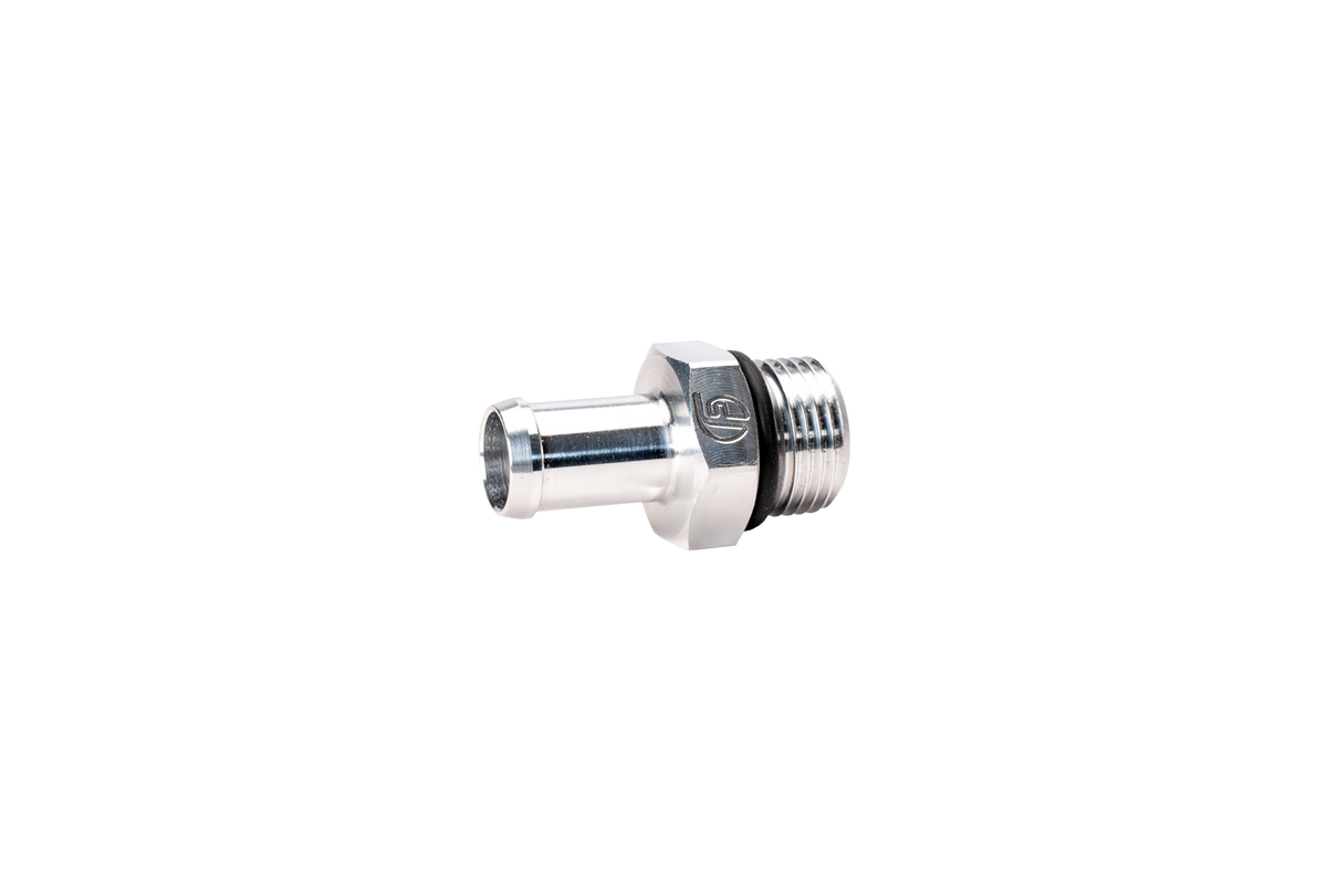 Fleece 1/2" Hose Barb to 3/4"-16 O-ring (-8 AN)