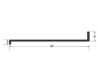 Fleece Universal pre-formed 5/8" hose with 90 degree ends